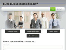 Tablet Screenshot of goelite.net
